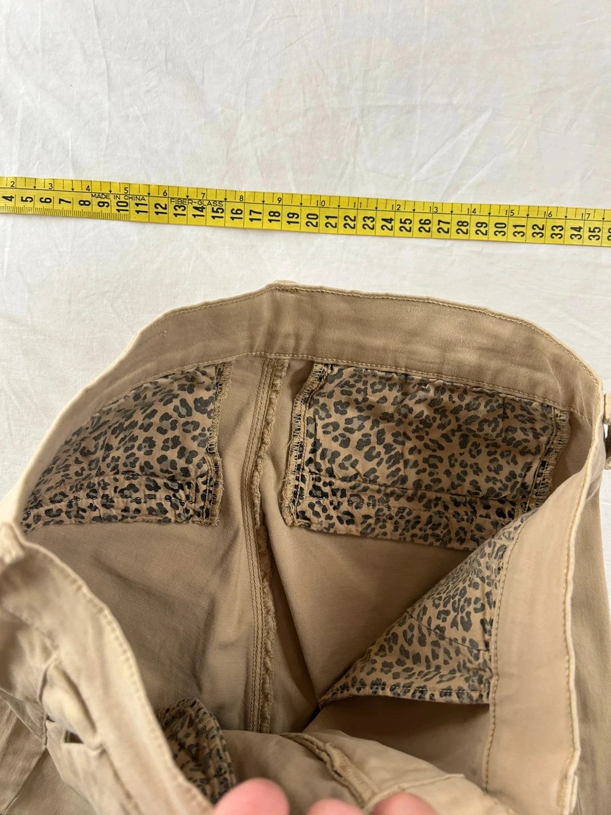 Vintage brown beige happy chino T28 us – photo 8